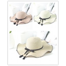 Mujer Summer Wide Brim Beach Sun Hats Foldable Floppy Travel Dress Cap Newest  eb-19827691